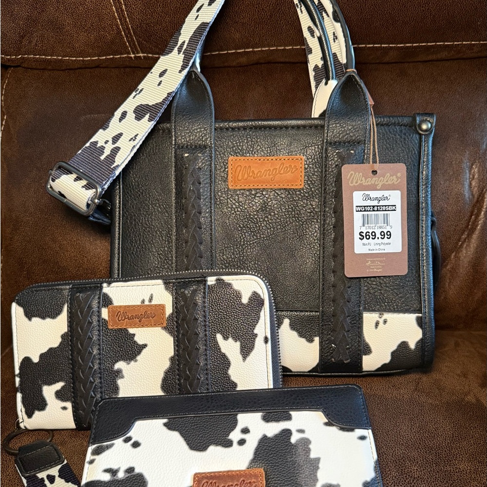 Wrangler Cow Print Bundle